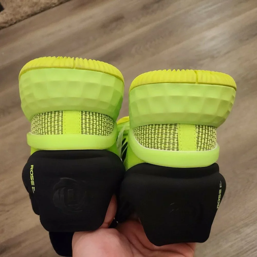 Adidas D Rose 11 Mens FU7405 Signal Green Adizero‎ Basketball Shoes Size 7